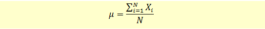 Population Mean