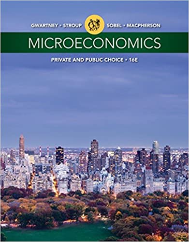 Microeconomics: Public and Private Choice by James D. Gwartney, Richard.L.Stroup